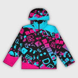 Ветровка с капюшоном женская Roblox, цвет: 3D-черный