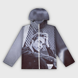 Ветровка с капюшоном женская Роберт Паттинсон, цвет: 3D-белый