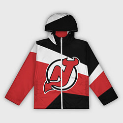 Ветровка с капюшоном женская Нью-Джерси Девилз, цвет: 3D-белый
