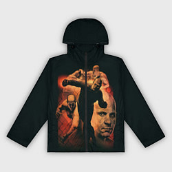 Ветровка с капюшоном женская Федор Емельяненко Император, цвет: 3D-черный