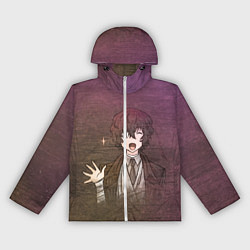 Ветровка с капюшоном женская Дазай Осаму, цвет: 3D-белый