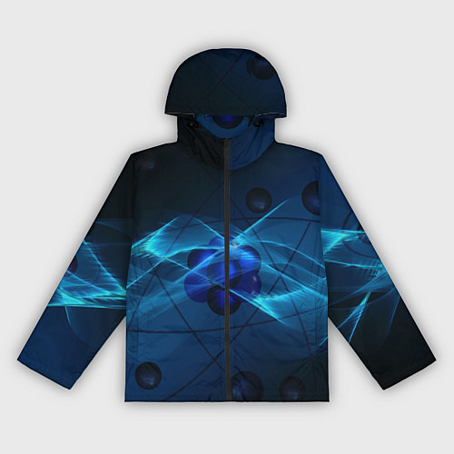 Женская ветровка Атом / 3D-Черный – фото 1