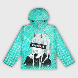 Ветровка с капюшоном женская Zero Two Хикка, цвет: 3D-белый