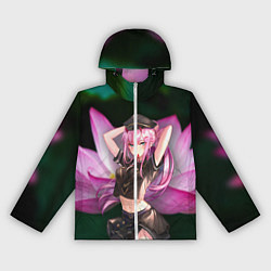 Ветровка с капюшоном женская Zero Two, цвет: 3D-белый