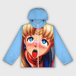 Ветровка с капюшоном женская SAILOR MOON AHEGAO, цвет: 3D-белый
