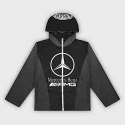 Ветровка с капюшоном женская MERCEDES-BENZ, цвет: 3D-белый