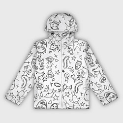 Ветровка с капюшоном женская DIE ANTWOORD, цвет: 3D-белый