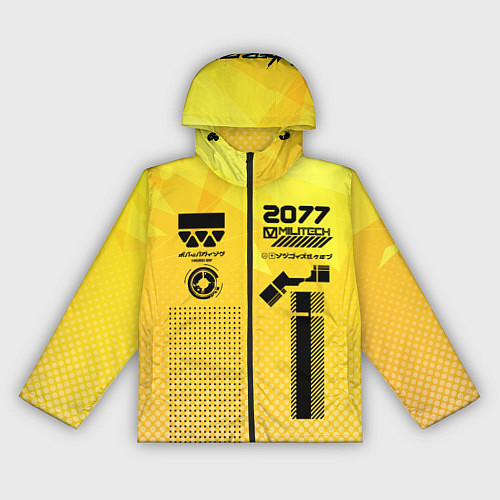 Женская ветровка Киберпанк униформа / 3D-Черный – фото 1