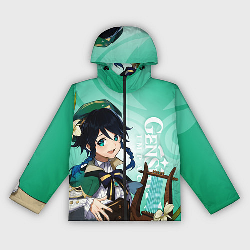 Женская ветровка GENSHIN IMPACT, ВЕНТИ / 3D-Черный – фото 1