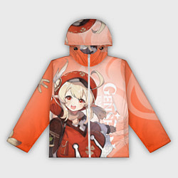 Ветровка с капюшоном женская GENSHIN IMPACT, КЛИ, цвет: 3D-белый