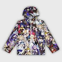 Ветровка с капюшоном женская GENSHIN IMPACT, цвет: 3D-белый