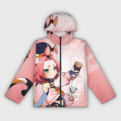 Ветровка с капюшоном женская GENSHIN IMPACT, ДИОНА, цвет: 3D-черный