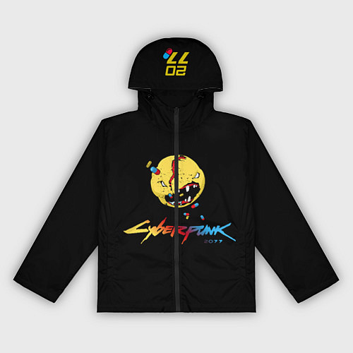 Женская ветровка Cyberpunk 2077 / 3D-Черный – фото 1