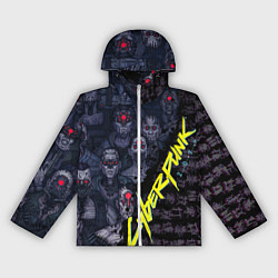 Ветровка с капюшоном женская Cyberpunk 2077, цвет: 3D-белый