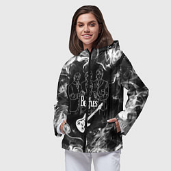 Ветровка с капюшоном женская The Beatles, цвет: 3D-черный — фото 2