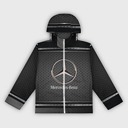 Ветровка с капюшоном женская MERCEDES BENZ МЕРСЕДЕС БЕНЗ, цвет: 3D-белый