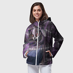 Ветровка с капюшоном женская Венни, цвет: 3D-белый — фото 2