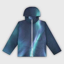 Ветровка с капюшоном женская Северное Сияние, цвет: 3D-белый