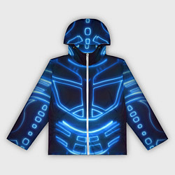 Ветровка с капюшоном женская Неоновая броня Neon Armor, цвет: 3D-белый