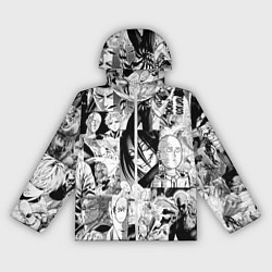 Ветровка с капюшоном женская One-Punch Man Ванпачмен, цвет: 3D-белый