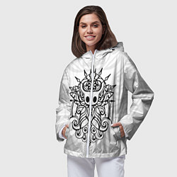 Ветровка с капюшоном женская HOLLOW KNIGHT ХОЛЛОУ НАЙТ, цвет: 3D-белый — фото 2