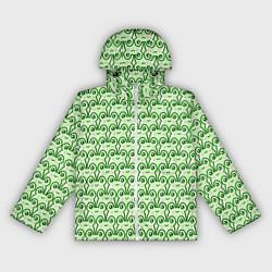 Ветровка с капюшоном женская Милые лягушки, цвет: 3D-белый