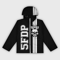 Ветровка с капюшоном женская Five Finger Death Punch 2, цвет: 3D-белый