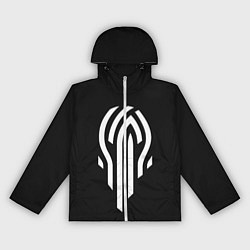 Ветровка с капюшоном женская Nokk Rainbow Six Art 02, цвет: 3D-белый