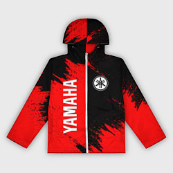 Ветровка с капюшоном женская YAMAHA ЯМАХА, цвет: 3D-белый