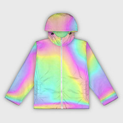 Ветровка с капюшоном женская Цвет волшебства, цвет: 3D-белый