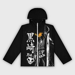 Ветровка с капюшоном женская Bleach, Ичиго с мечом, цвет: 3D-белый