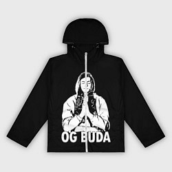 Ветровка с капюшоном женская OG Buda, цвет: 3D-белый