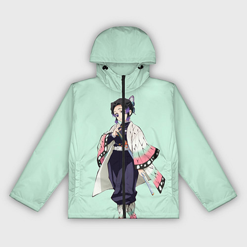 Женская ветровка Шинобу Кочо, Столб Насекомого / 3D-Черный – фото 1