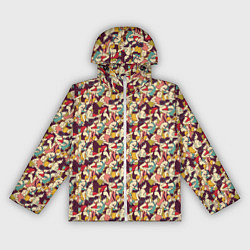 Ветровка с капюшоном женская Марафон, цвет: 3D-белый