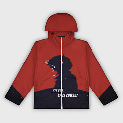 Ветровка с капюшоном женская Cowboy Bebop - Spike, цвет: 3D-белый