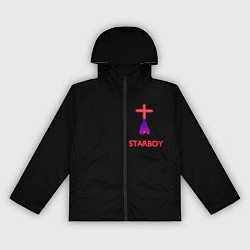 Ветровка с капюшоном женская STARBOY - The Weeknd, цвет: 3D-черный