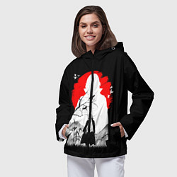 Ветровка с капюшоном женская MIkki токийские мстители микки, цвет: 3D-черный — фото 2