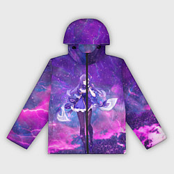 Ветровка с капюшоном женская Genshin Impact Кэ Цин, цвет: 3D-черный