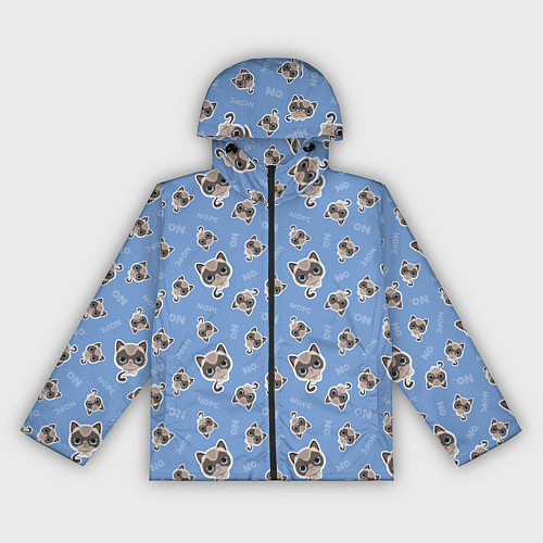 Женская ветровка Недовольный Кот / 3D-Черный – фото 1