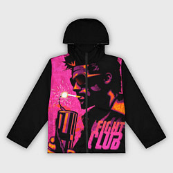 Ветровка с капюшоном женская Тайлер Дёрден с динамитом, цвет: 3D-черный