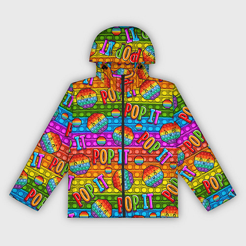 Женская ветровка POP IT SMILE ПОП ИТ ПУПЫРКА / 3D-Черный – фото 1