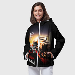 Ветровка с капюшоном женская FORMULA 1, цвет: 3D-белый — фото 2