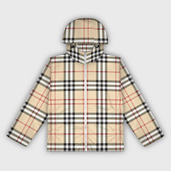 Женская ветровка Клетчатый принт в стиле Burberry