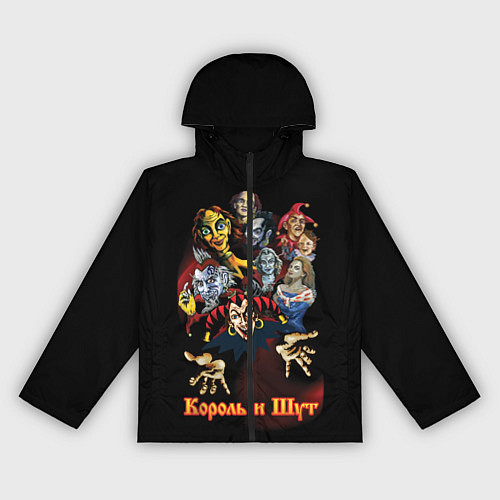 Женская ветровка Король и Шут сказочные персонажи / 3D-Черный – фото 1