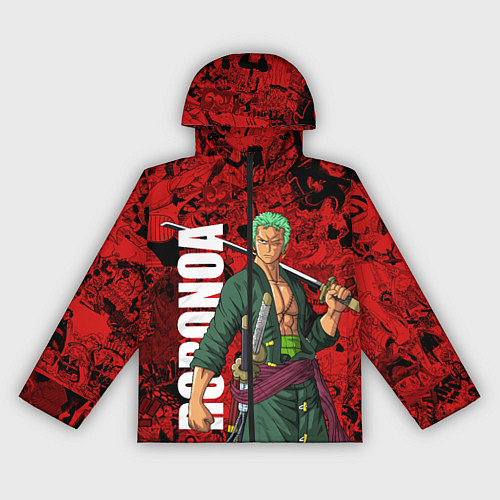 Женская ветровка Ророноа Зоро, One Piece / 3D-Черный – фото 1