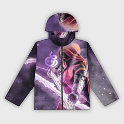 Ветровка с капюшоном женская DESTINY 2 HUNTER LOGO, цвет: 3D-черный