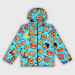 Ветровка с капюшоном женская PAPER BAG CAT TOCA BOCA TOCA LIFE WORLD, цвет: 3D-черный