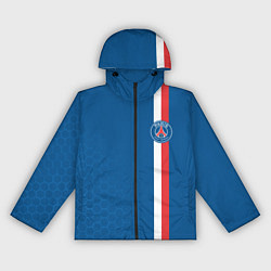 Ветровка с капюшоном женская PSG SPORT STRIPES UNIFORM, цвет: 3D-черный