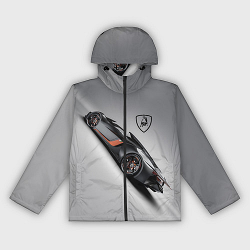 Женская ветровка Lamborghini - не для всех! / 3D-Черный – фото 1