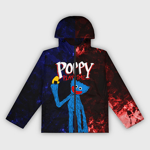 Женская ветровка Poppy Playtime / 3D-Черный – фото 1